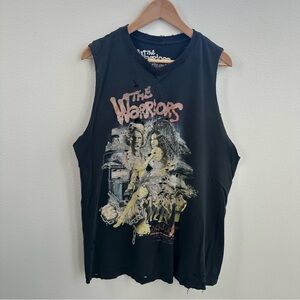 The Warriors 1979 movie promo sleeveless black tee